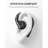 Anker Soundcore  AeroFit Open-Ear Headphones, Ultra Comfort, Snug Fit, Ergonomic Ear Hook, Balanced Sound, IPX7 Waterproof, 42H Playtime, Small-Ear Friendly, App Control, Clear Calls, Wireless Earbuds - Black